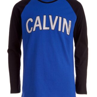 Calvin Klein bluza bumbac albastra
