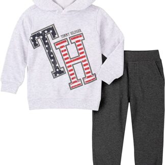 Tommy Hilfiger set trening cu gluga gri deschis