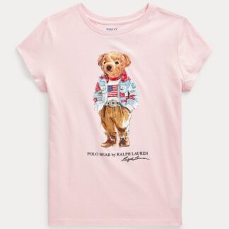 Ralph Lauren tricou bumbac urs roz
