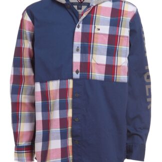 Tommy Hilfiger camasa cu maneca lunga si gluga