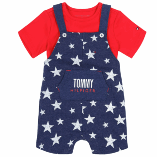 Tommy Hilfiger set salopeta si tricou