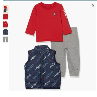 Tommy Hilfiger set cu vesta navy