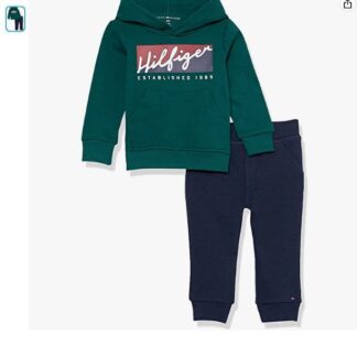 Tommy Hilfiger set trening cu gluga verde