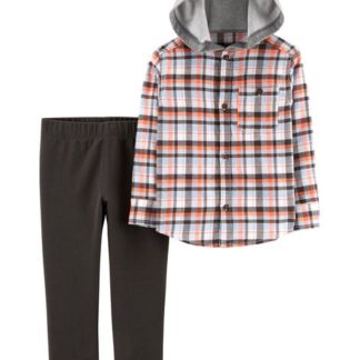 Carter's set flanea si pantaloni