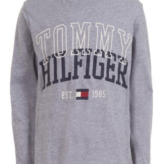 Tommy Hilfiger bluza cu maneci lungi gri