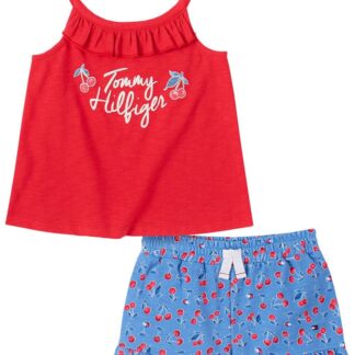Tommy Hilfiger set de vara maieu si pantaloni scurti