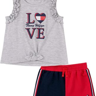 Tommy Hilfiger set de vara maieu si pantaloni scurti