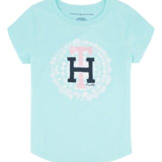Tommy Hilfiger tricou bumbac cu paiete reversibile