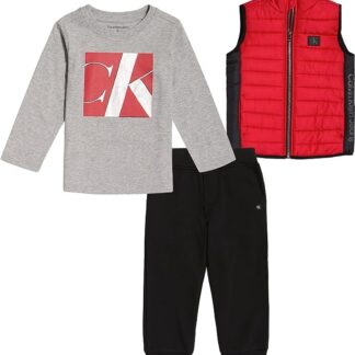 Calvin Klein set cu vesta rosie