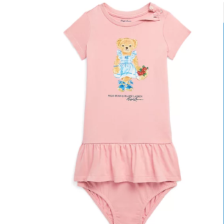 Ralph Lauren rochie bumbac cu ursulet