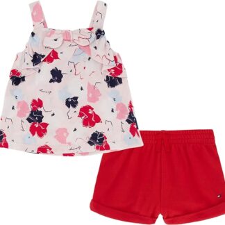 Tommy Hilfiger set maieu inflorat si pantaloni scurti