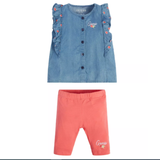 GUESS set maieu denim si colanti