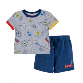 Levi's set tricou si pantaloni scurti
