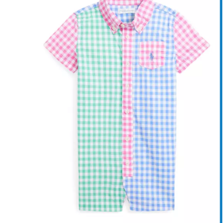 Ralph Lauren salopeta bumbac multicolor poplin