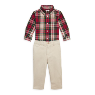 Ralph Lauren set camasa si pantaloni chino