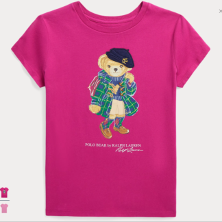 Ralph Lauren tricou urs roz