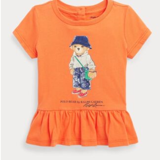 Ralph Lauren tricou bumbac urs portocaliu