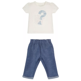 GUESS set tricou si pantaloni lungi