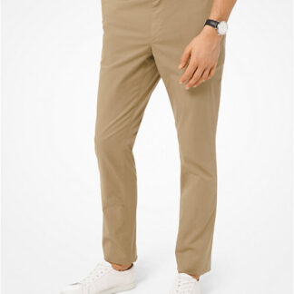 Michael Kors Slim-Fit Washed Poplin Chinos 34x32