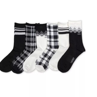 Ralph Lauren - set sosete femei alb/negru