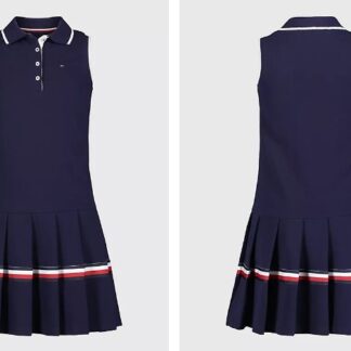 Tommy Hilfiger rochie polo fara maneci navy