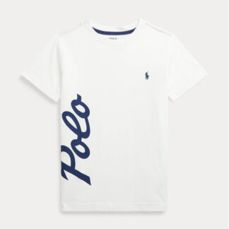 Ralph Lauren tricou alb logo bumbac