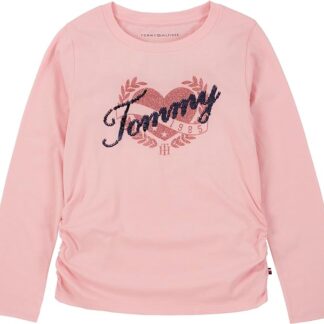 Tommy Hilfiger bluza bumbac roz