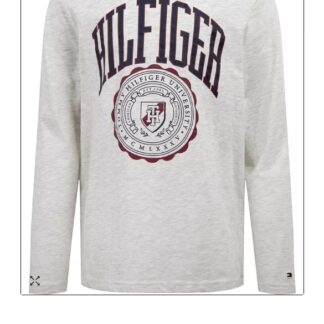 Tommy Hilfiger bluza bumbac gri