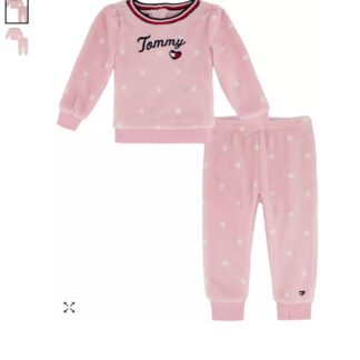 Tommy Hilfiger - set bluza si pantaloni de trening sherpa