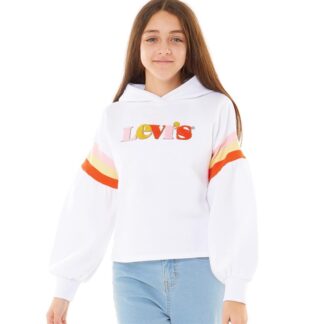 Levi's hanorac logo alb