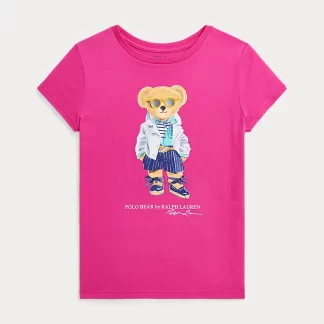 Ralph Lauren tricou urs fuchsia