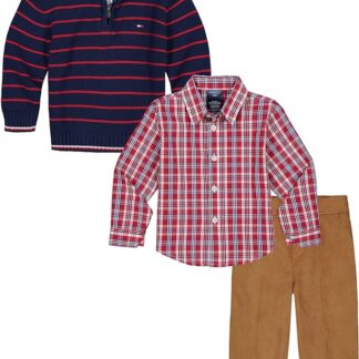 Tommy Hilfiger set pantaloni reiat pulover si camasa