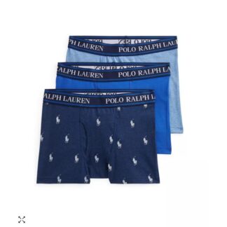 Ralph Lauren - set 3 boxeri albastru