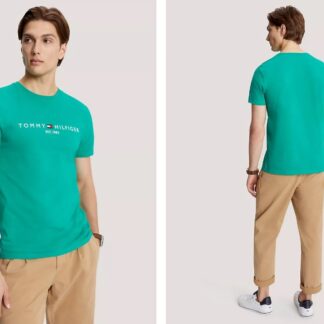 Tommy Hilfiger tricou verde marime L