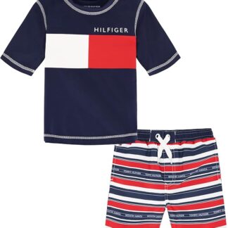 Tommy Hilfiger set bluza si pantaloni de baie navy