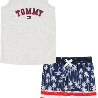 Tommy Hilfiger set maieu si pantaloni de plaja