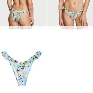 Victoria's Secret Ruffle Brazilian Bikini Bottom Mar S si M