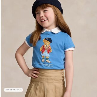 Ralph Lauren tricou albastru model urs