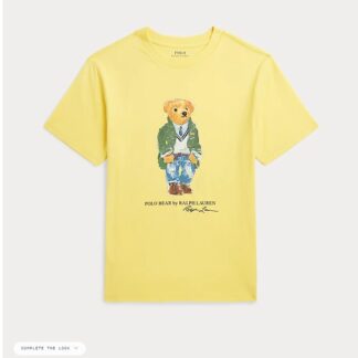 Ralph Lauren tricou urs galben