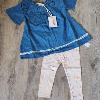 Jessica Simpson set bluza denim si colanti