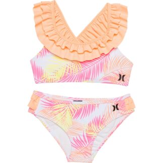 HURLEY costum de baie 2 piese portocaliu/roz