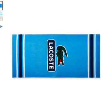 Lacoste - prosop de plaja bumbac albastru