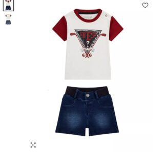 GUESS set tricou si pantaloni scurti