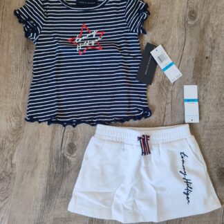 Tommy Hilfiger set vara tricou si fusta pantaloni scurti