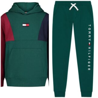Tommy Hilfiger set trening fleece verde