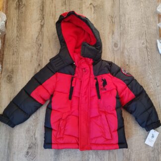 US Polo Assn geaca iarna rosie
