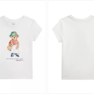 Ralph Lauren tricou urs alb