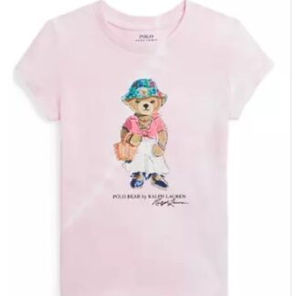 Ralph Lauren tricou urs roz