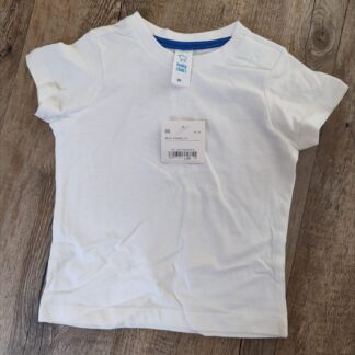 BABY CLUB tricou alb bumbac