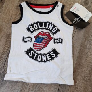 Rolling Stones maieu alb bumbac